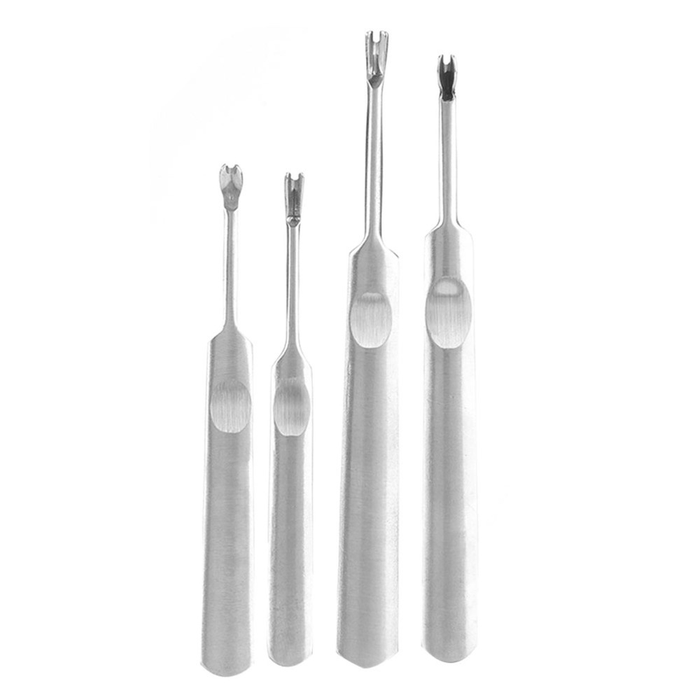Leatherwork Edge Beveler - 4 قطع من أدوات تشكيل حواف