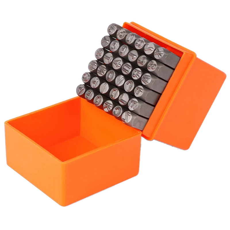 Leather Stamp Set - مجموعة أختام أرقام وحروف كبيرة (A-Z