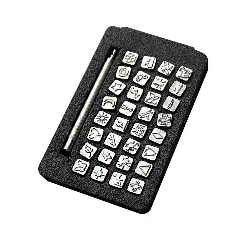Leather Stamp Set - الصلب يموت المعادن ختم عدة ،