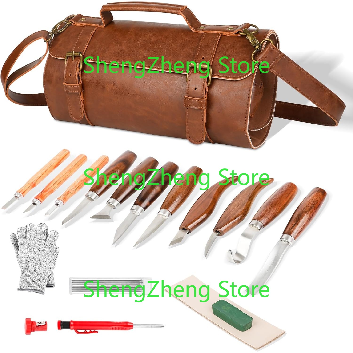 Leatherwork Beginner Tools - أطقم أدوات نحت الخشب طقم أدوات
