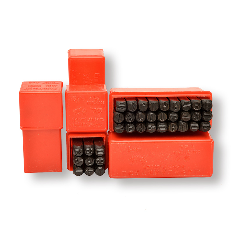 Leather Stamp Set - مجموعة تخريم رقم الحروف ، فولاذ