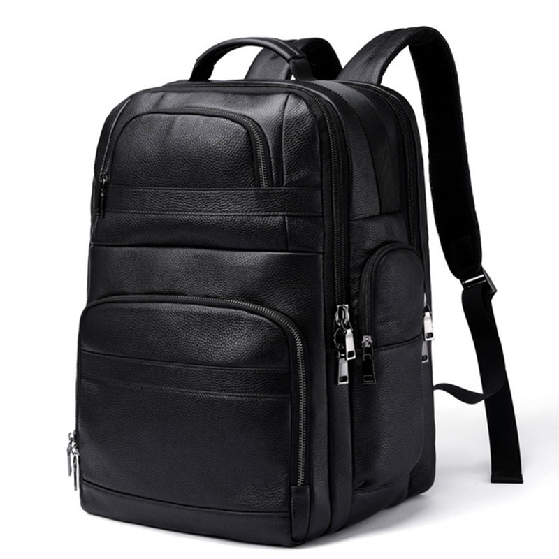 Leather Work Rucksack Mens - حقيبة الظهر من الجلد الطبيعي من