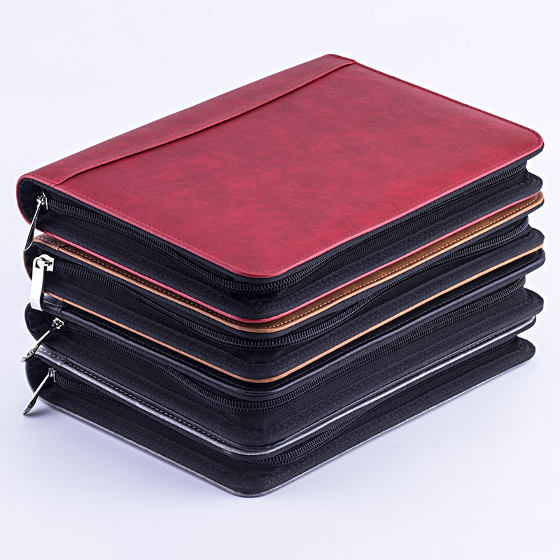 Leather Work Folder - A5 بادفوليو مجلد ملفات حقيبة مستندات