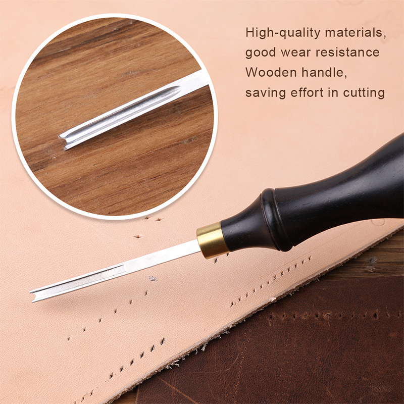 Leatherwork Edge Beveler - أداة تشذيب حواف الجلد الاحترافية 1-5،