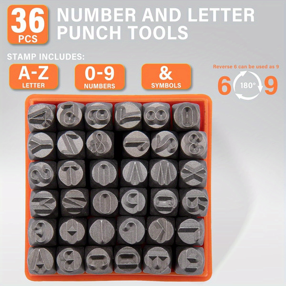 Leather Stamp Set - مجموعة أدوات نقش معدنية 36 قطعة،