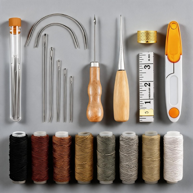 Leatherwork Beginner Tools - أدوات عمل الحرف الجلدية، طقم أدوات