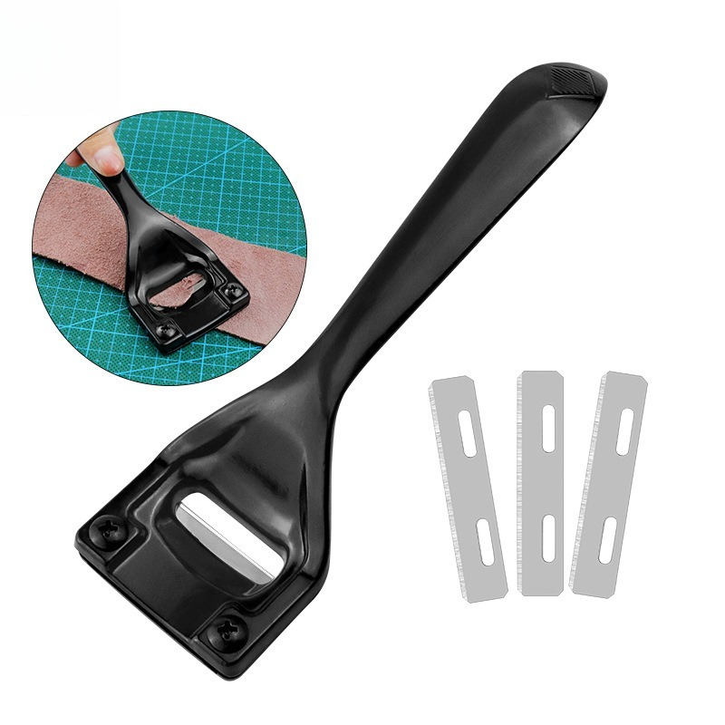 Leatherwork Edge Beveler - أداة احترافية لتقطيع وتنحيف الجلد، مناسبة