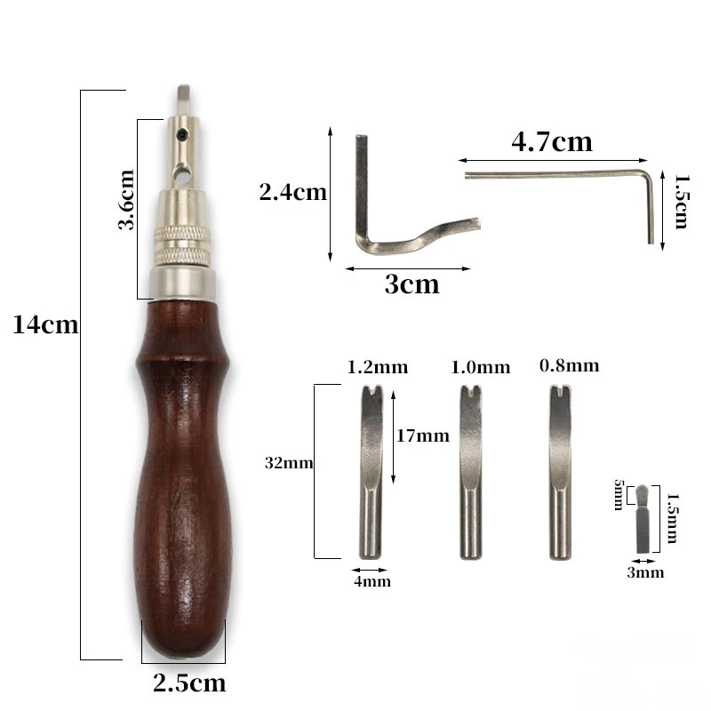 أداة متعددة الوظائف 7 في 1 لمع - مراجعة Leatherwork Edge Beveler وسعره