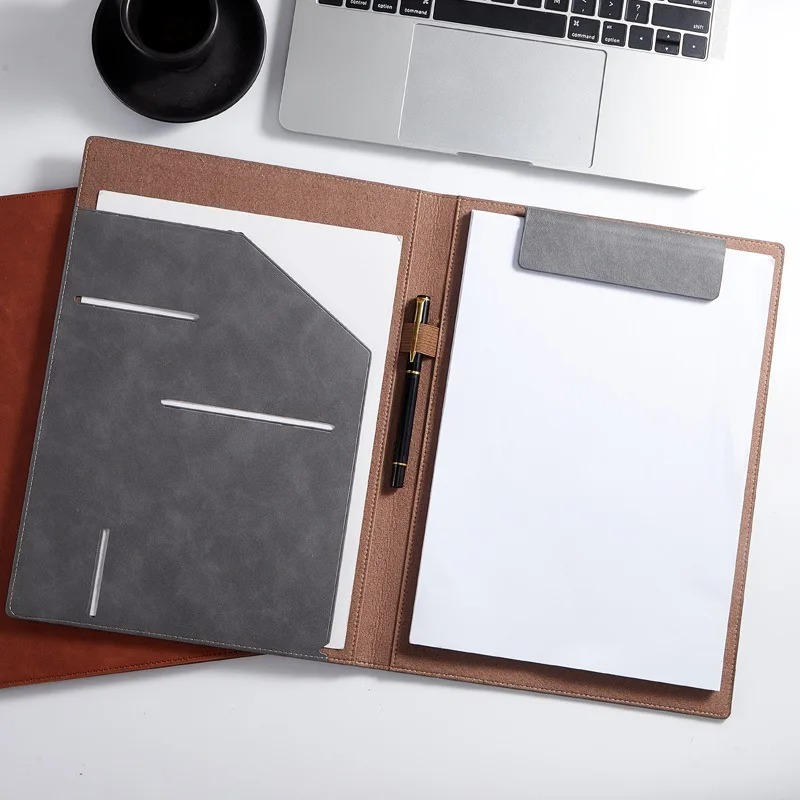 حافظة مستندات جلدية سوداء مقاس - مراجعة Leather Work Folder وسعره