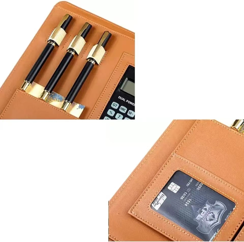 حقيبة جلدية A4Pu مزودة بآلة حا - مراجعة Leather Work Folder وسعره