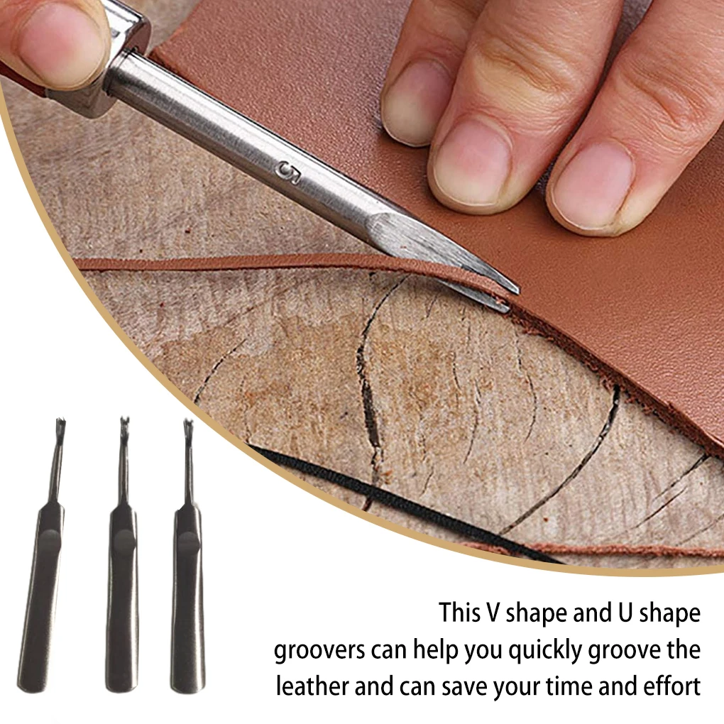 طقم أدوات تشكيل الجلد من 3 قطع - مراجعة Leatherwork Edge Beveler وسعره