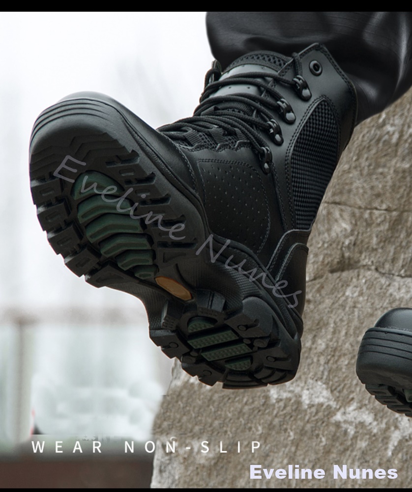 أحذية تكتيكية قتالية شبكية متو - مراجعة Leather Work Boots وسعره
