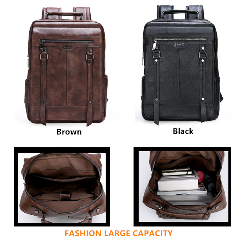 حقيبة ظهر جلدية للرجال من جيب  - مراجعة Leather Work Rucksack Mens وسعره