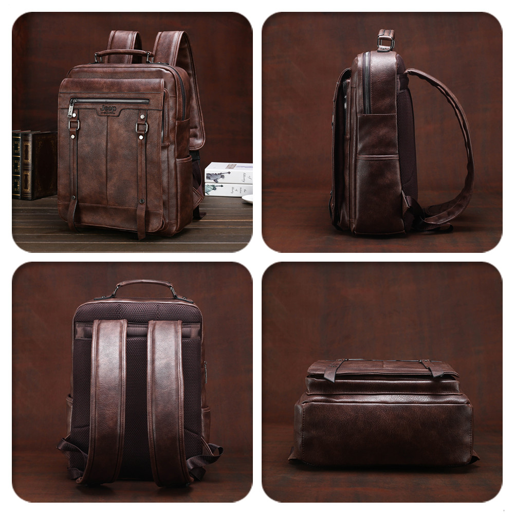 حقيبة ظهر جلدية للرجال من جيب  - مراجعة Leather Work Rucksack Mens وسعره