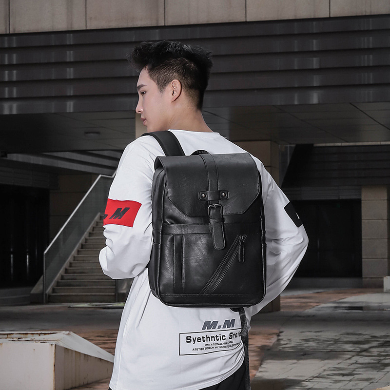 حقيبة ظهر جلدية مطبوعة عالية ا - مراجعة Leather Work Rucksack Mens وسعره