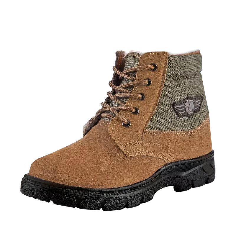 أحذية شتوية رجالية من الجلد ال - مراجعة Leather Work Boots وسعره