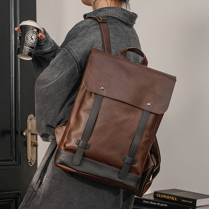 حقيبة ظهر جلدية كلاسيكية للرجا - مراجعة Leather Work Rucksack Mens وسعره