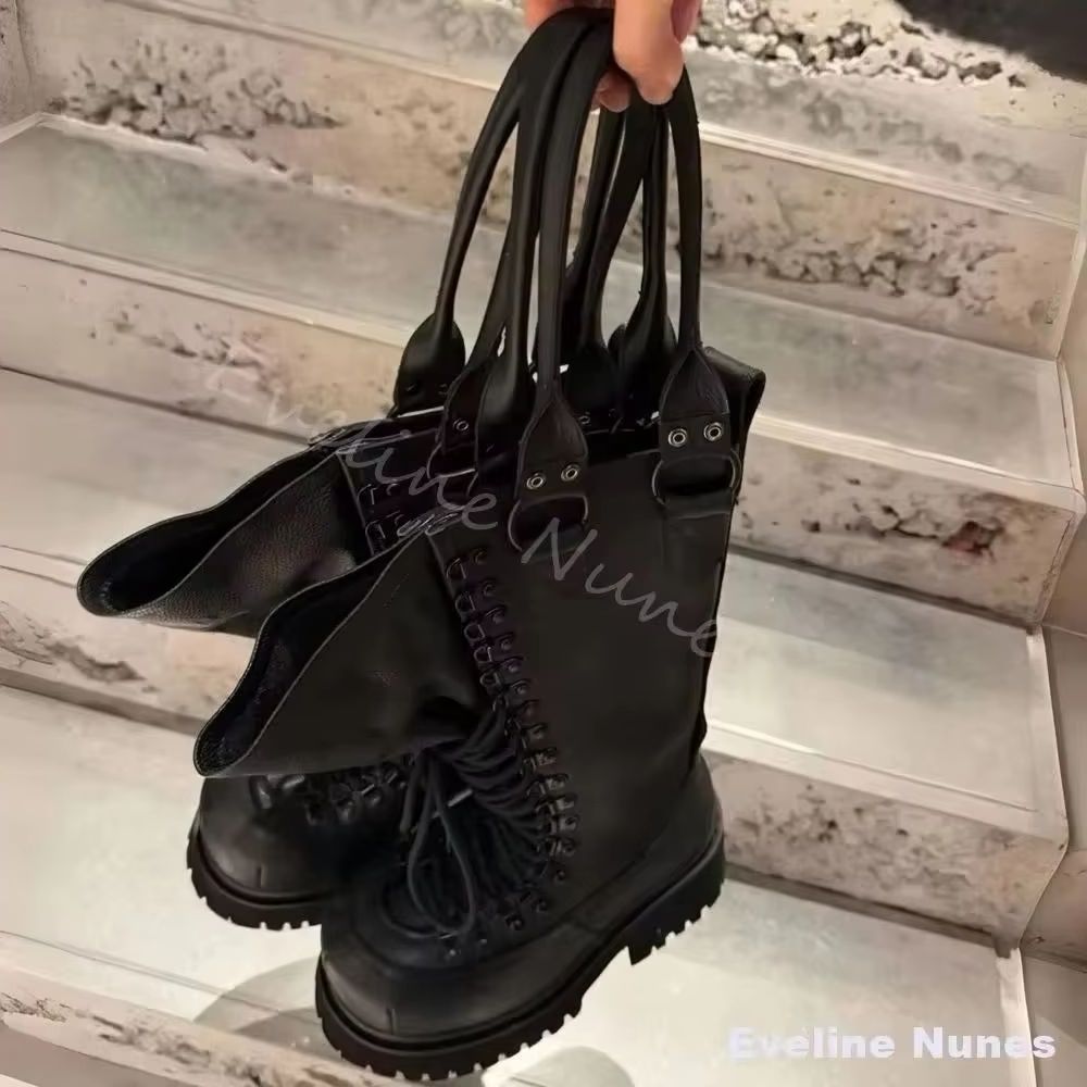أحذية ركوب الدراجات النارية ال - مراجعة Leather Work Boots وسعره