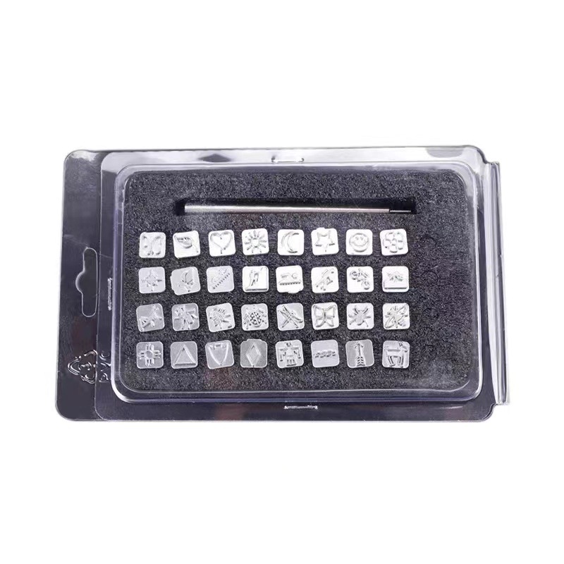 الصلب يموت المعادن ختم عدة ، ل - مراجعة Leather Stamp Set وسعره