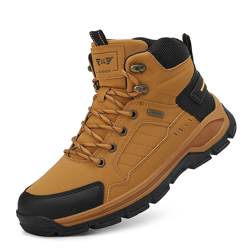 جديد الخريف الرجال الأحذية موض - مراجعة Leather Work Boots وسعره