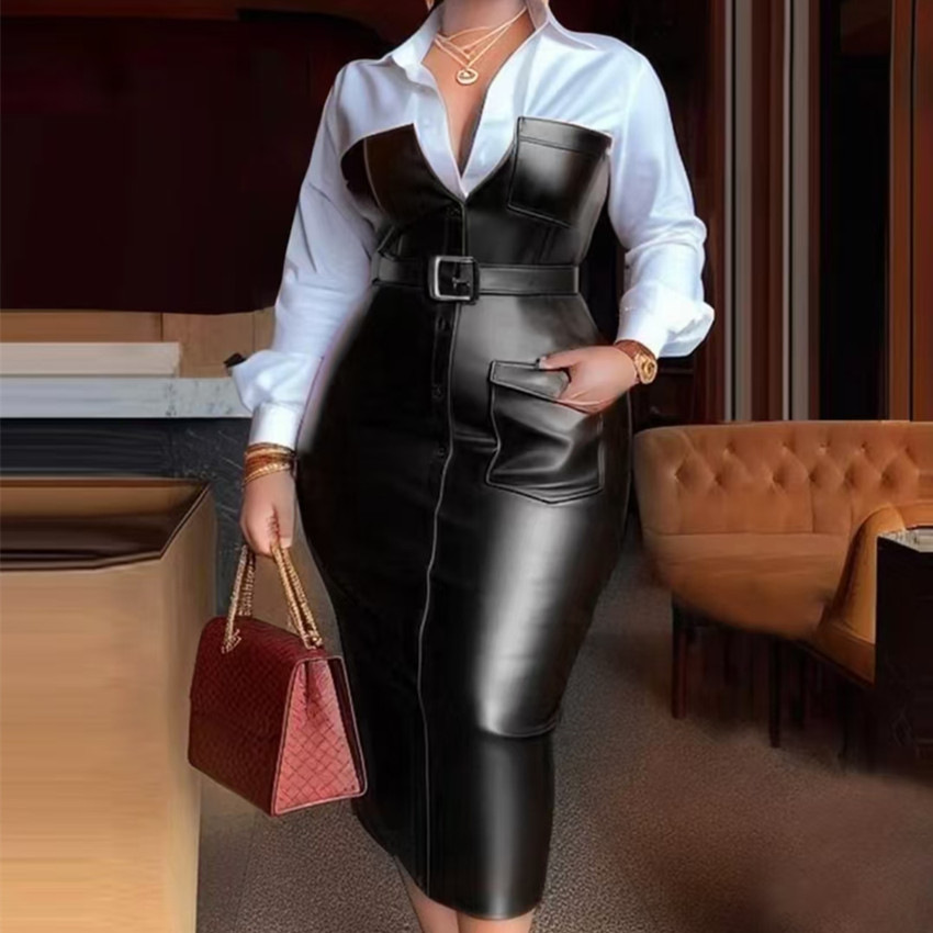 فستان نسائي من الجلد الصناعي ب - مراجعة Leatherwork Midnight وسعره