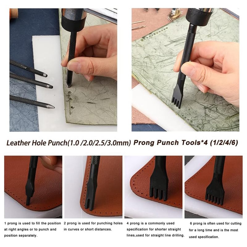 مجموعة أدوات العمل بالجلد 66 ق - مراجعة Leatherwork Beginner Tools وسعره