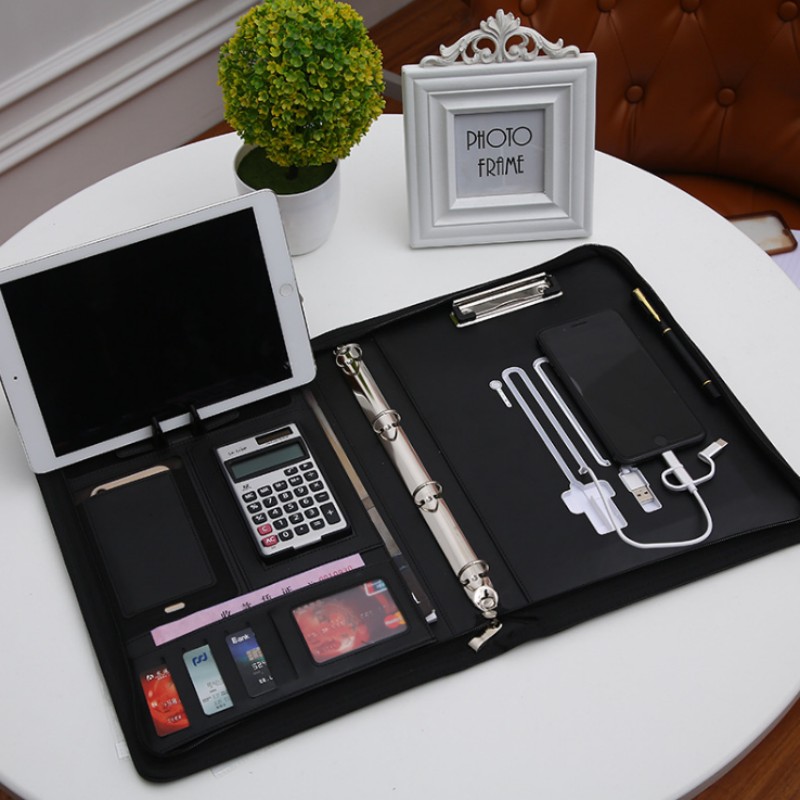 مجلد مؤتمرات A4 متعدد الوظائف، - مراجعة Leather Work Folder وسعره