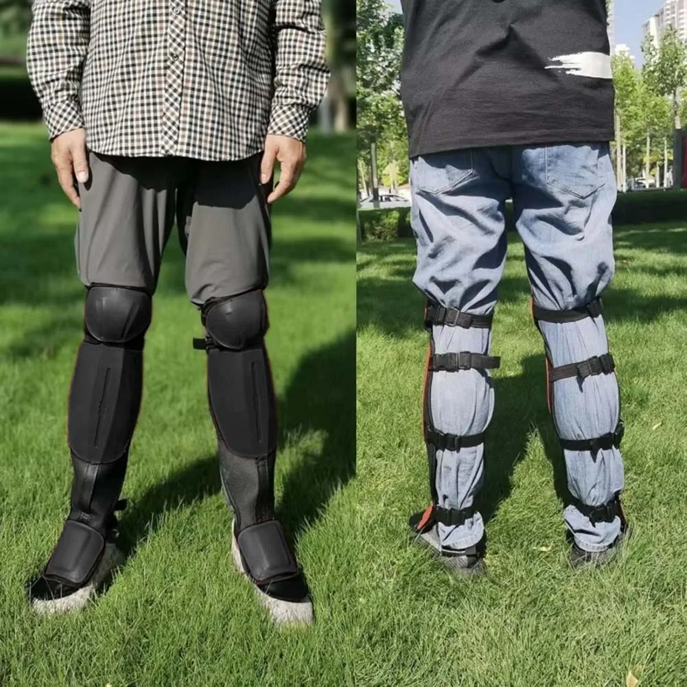 لمنصات الركبة المقاومة للصدمات - مراجعة Leather Work Knee Pads وسعره