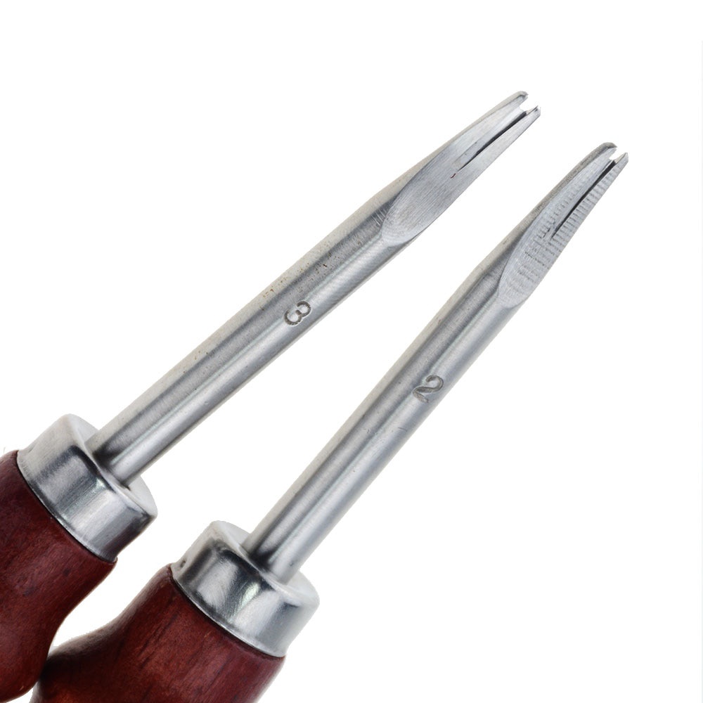 1/5 قطعة مجموعات حزمة الجلود ح - مراجعة Leatherwork Edge Beveler وسعره