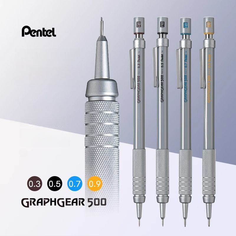 1 قطعة Pentel Graphgear 500 صي - مراجعة Pentel Pen Energel وسعره
