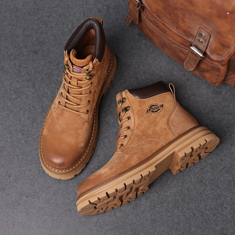 عالية الجودة حذاء رجالي جلد أص - مراجعة Leather Work Boots وسعره