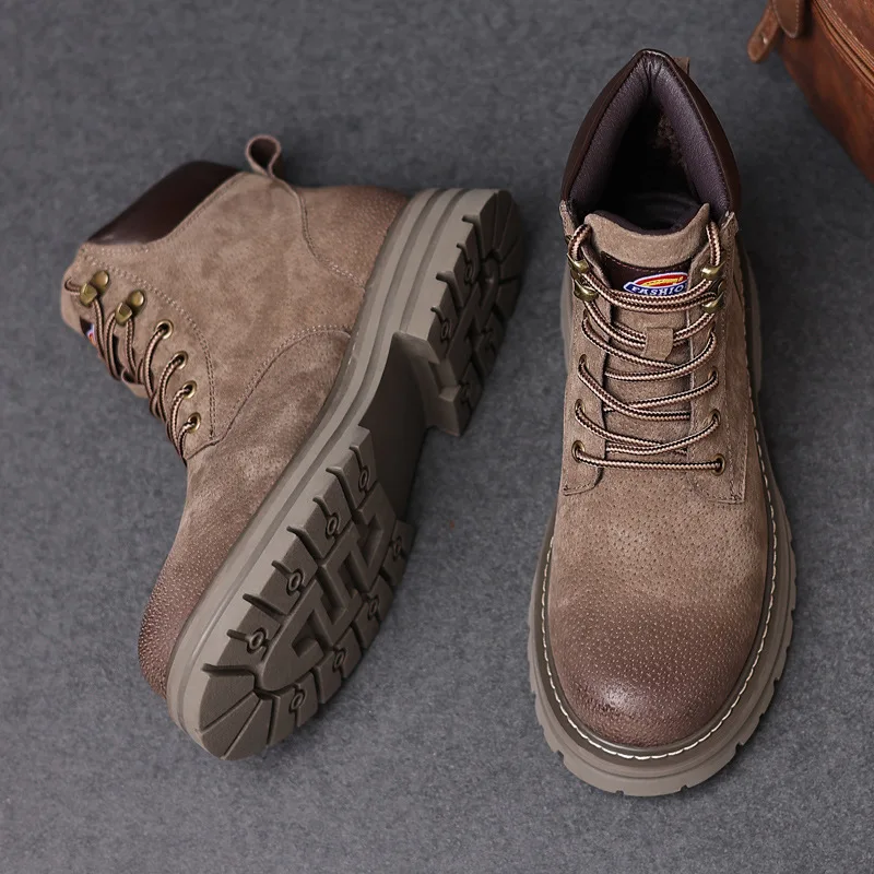 عالية الجودة حذاء رجالي جلد أص - مراجعة Leather Work Boots وسعره