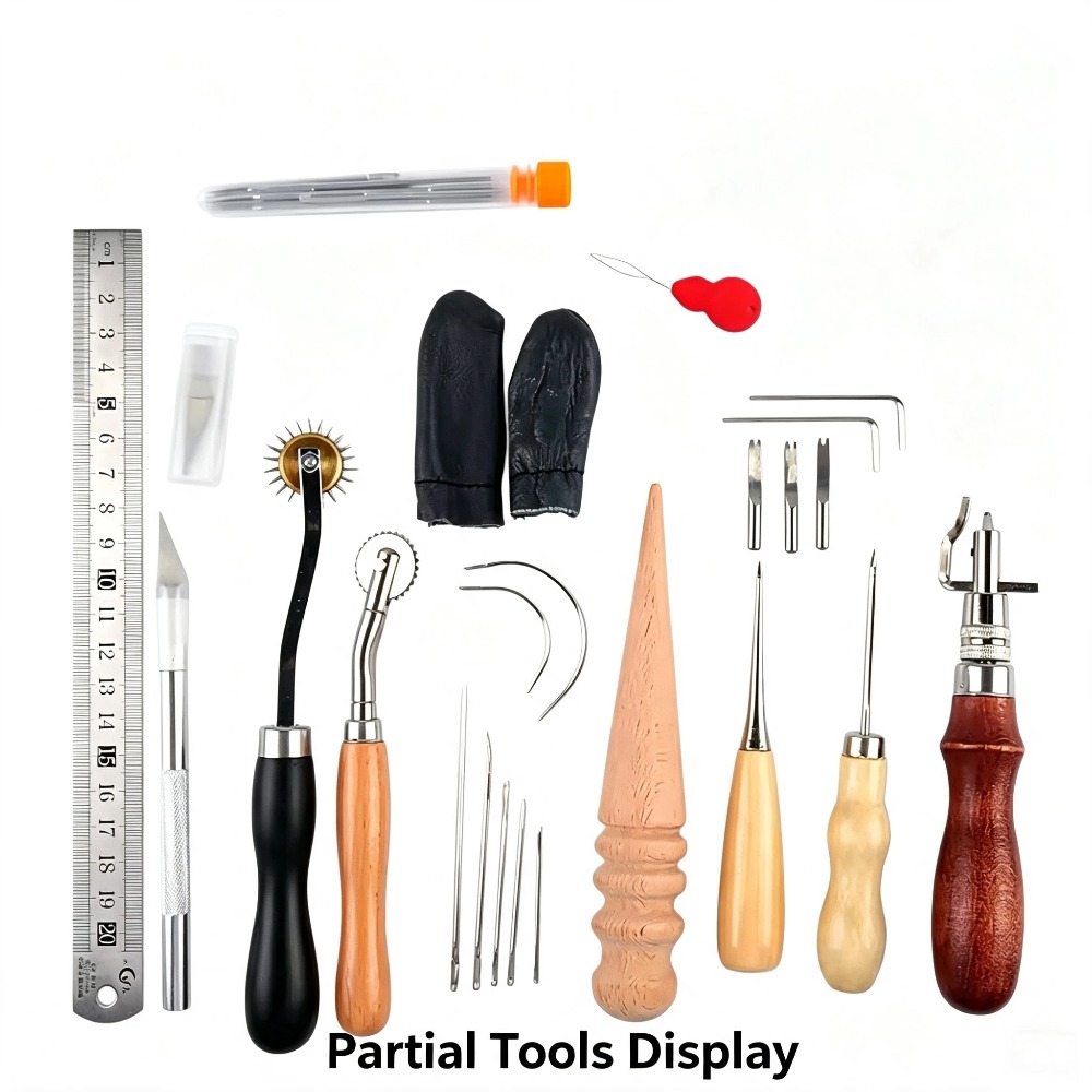 مجموعة أدوات كاملة لعمل الجلد  - مراجعة Leatherwork Beginner Tools وسعره