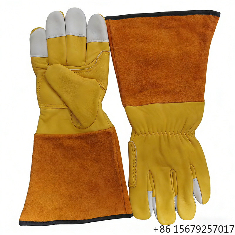قفازات عمل شتوية جلدية عالية ا - مراجعة Leatherwork Logo وسعره