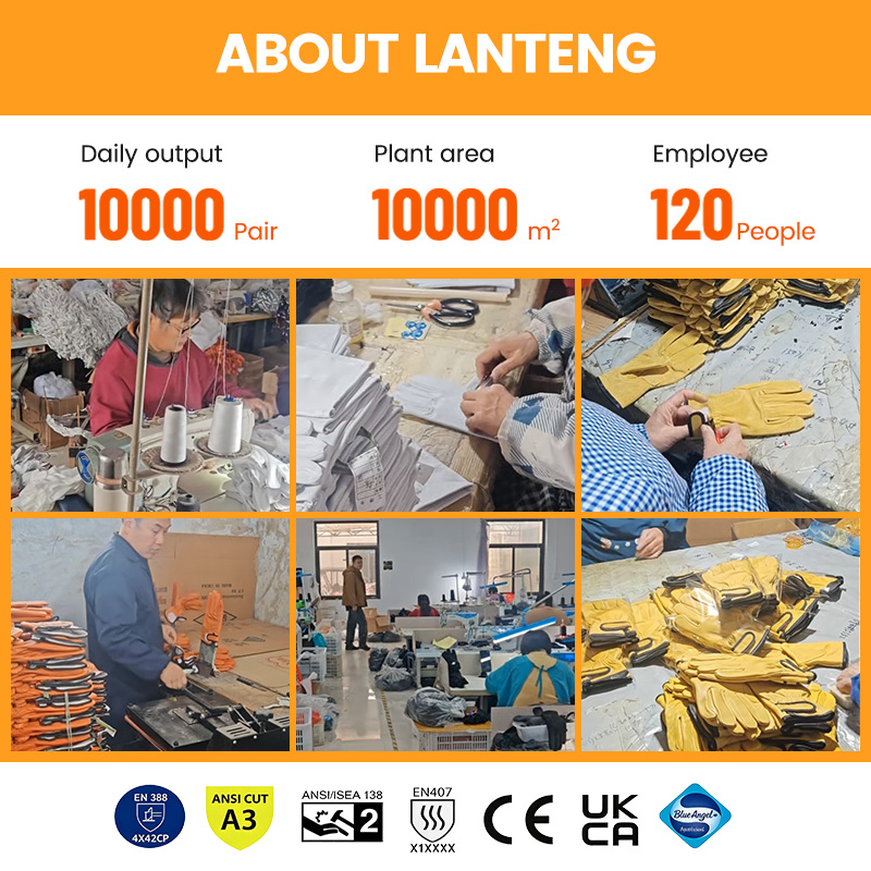 قفازات عمل شتوية جلدية عالية ا - مراجعة Leatherwork Logo وسعره