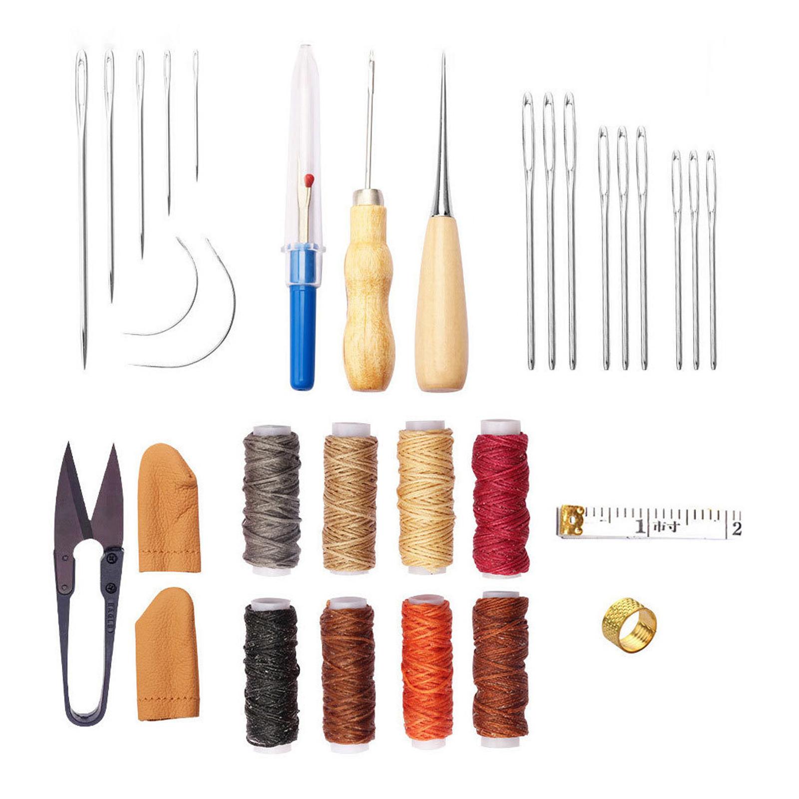 مجموعة أدوات جلدية 32 قطعة لصن - مراجعة Leatherwork Beginner Tools وسعره