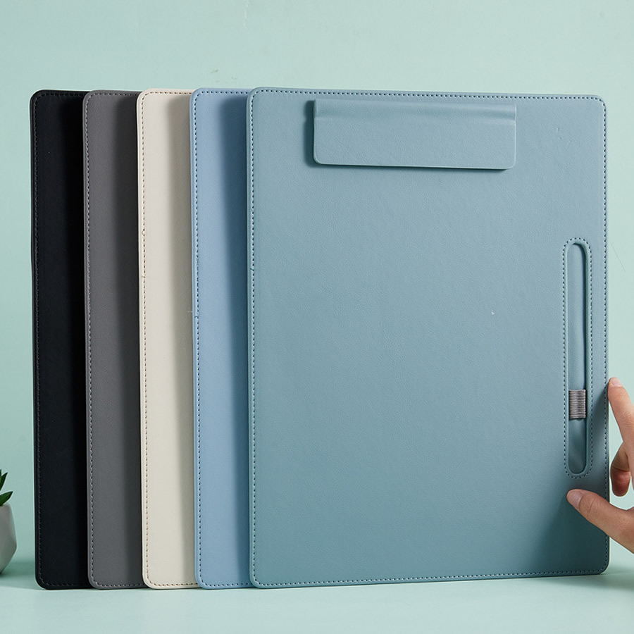 مشبك كتابة جلدي A4، ملف أعمال، - مراجعة Leather Work Folder وسعره