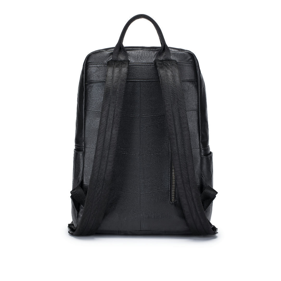 حقيبة ظهر رجالية سوداء من الجل - مراجعة Leather Work Rucksack Mens وسعره