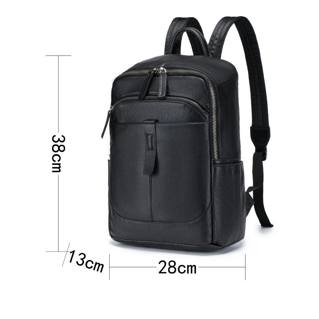 حقيبة ظهر رجالية سوداء من الجل - مراجعة Leather Work Rucksack Mens وسعره