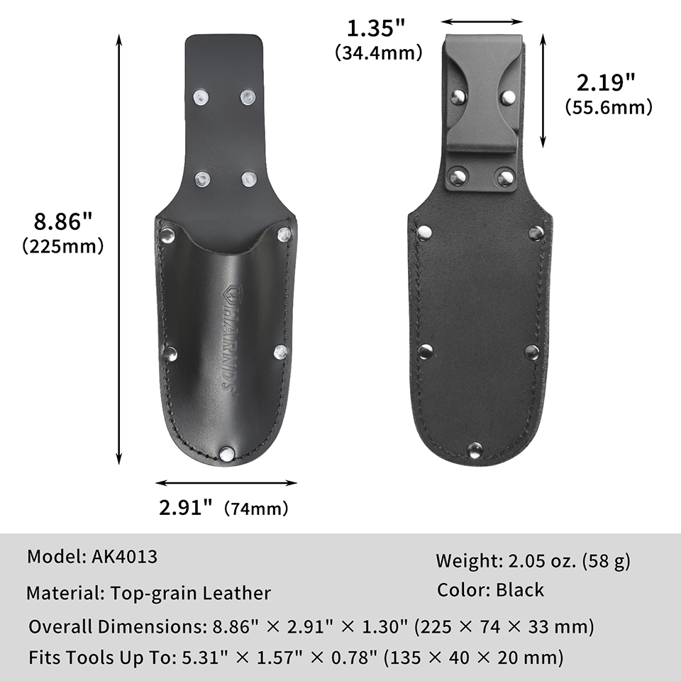 حافظة أدوات جلدية Harnds AK401 - مراجعة Leatherwork Knife Sheath وسعره