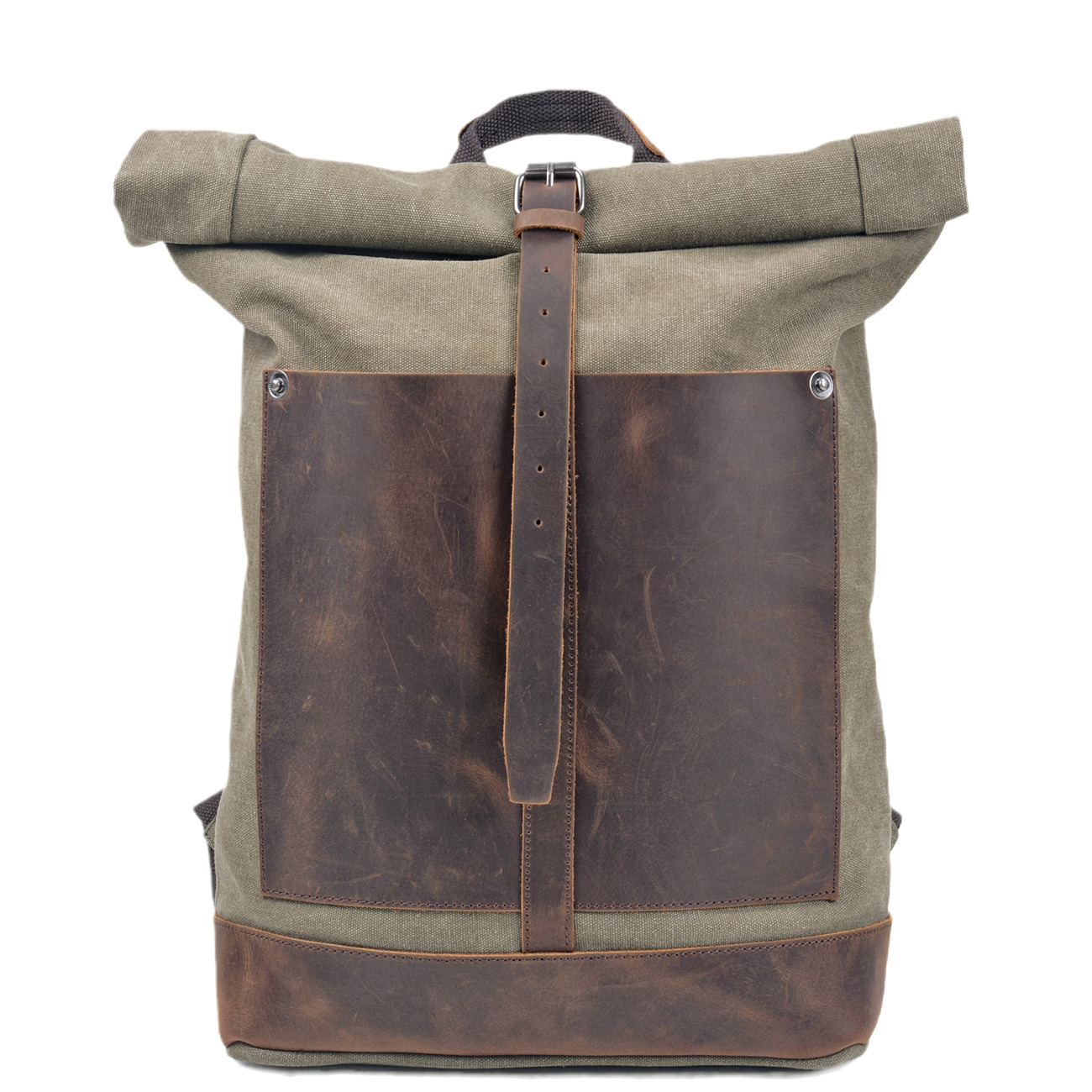 حقيبة ظهر رجالية من القماش الم - مراجعة Leather Work Rucksack Mens وسعره