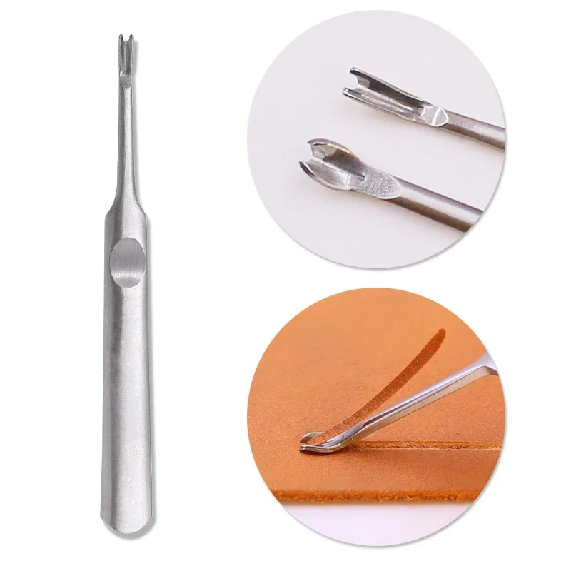 أداة تثقيب الحفر على شكل حرف U - مراجعة Leatherwork Edge Beveler وسعره