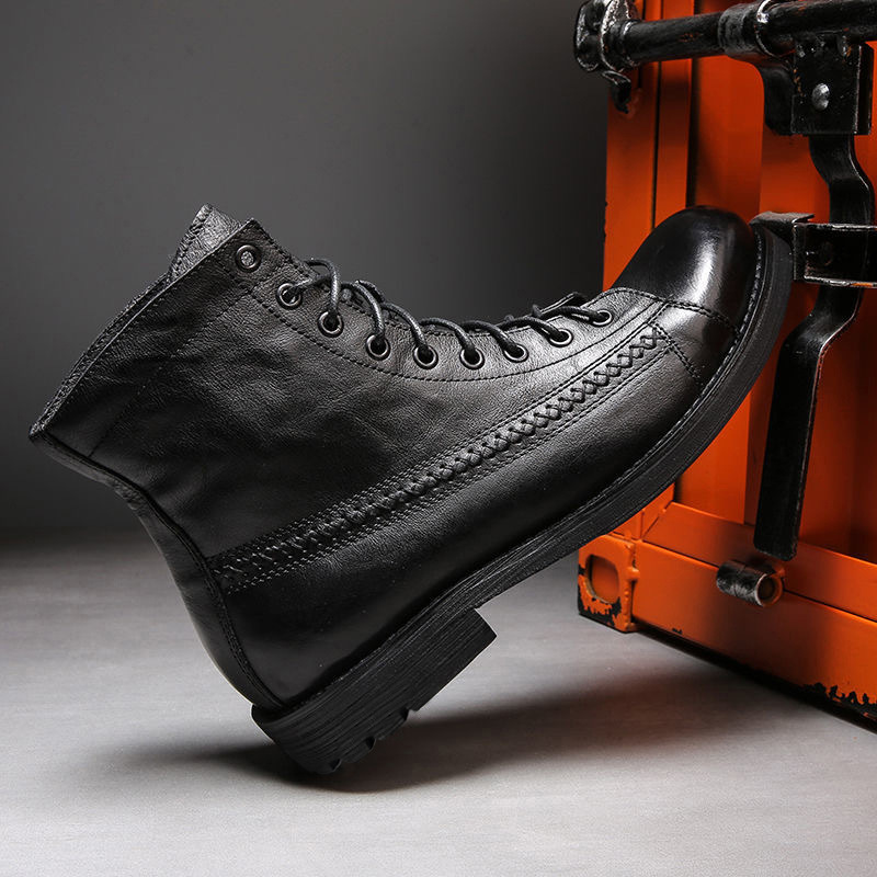 أحذية رجالية للكاحل كلاسيكية م - مراجعة Leather Work Fabric وسعره