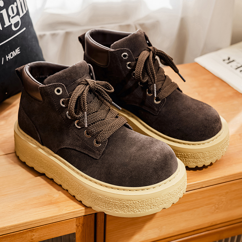 أحذية رجالية عالية الجودة من ج - مراجعة Leather Work Boots وسعره