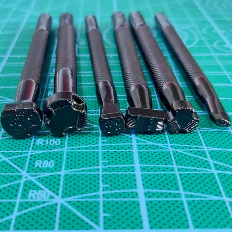 6 قطعة الجلود الطباعة أداة سبي - مراجعة Leather Stamp Set وسعره