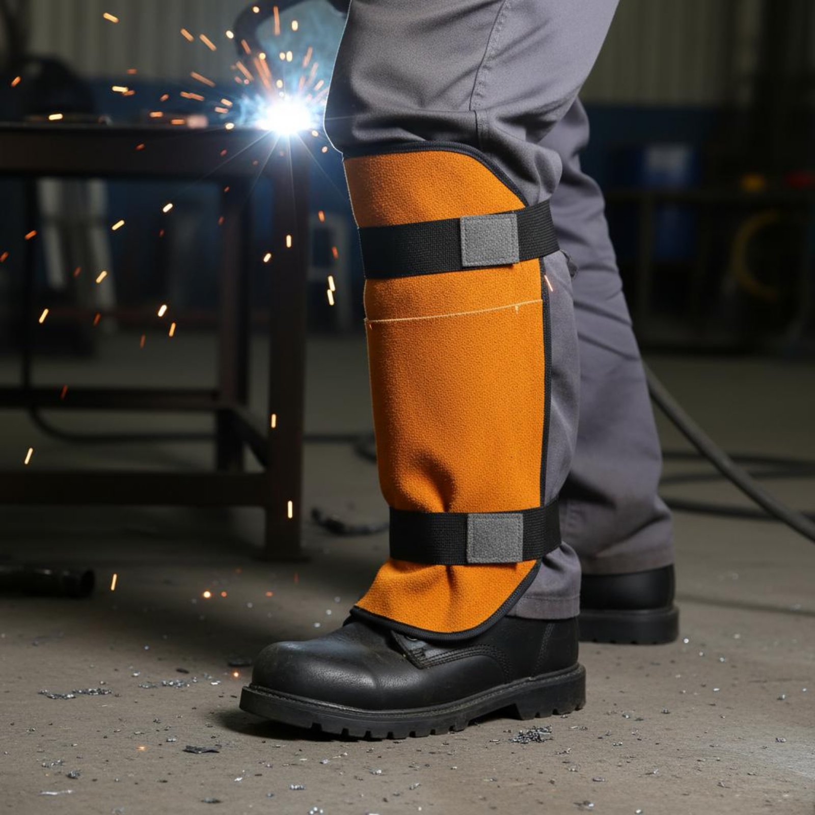 واقيات الركبة للحام مصنوعة من  - مراجعة Leather Work Knee Pads وسعره
