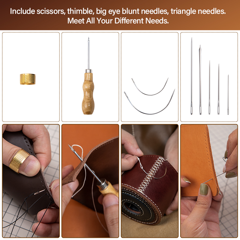 WUTA طقم تصليح الجلود الأحذية  - مراجعة Leatherwork Beginner وسعره