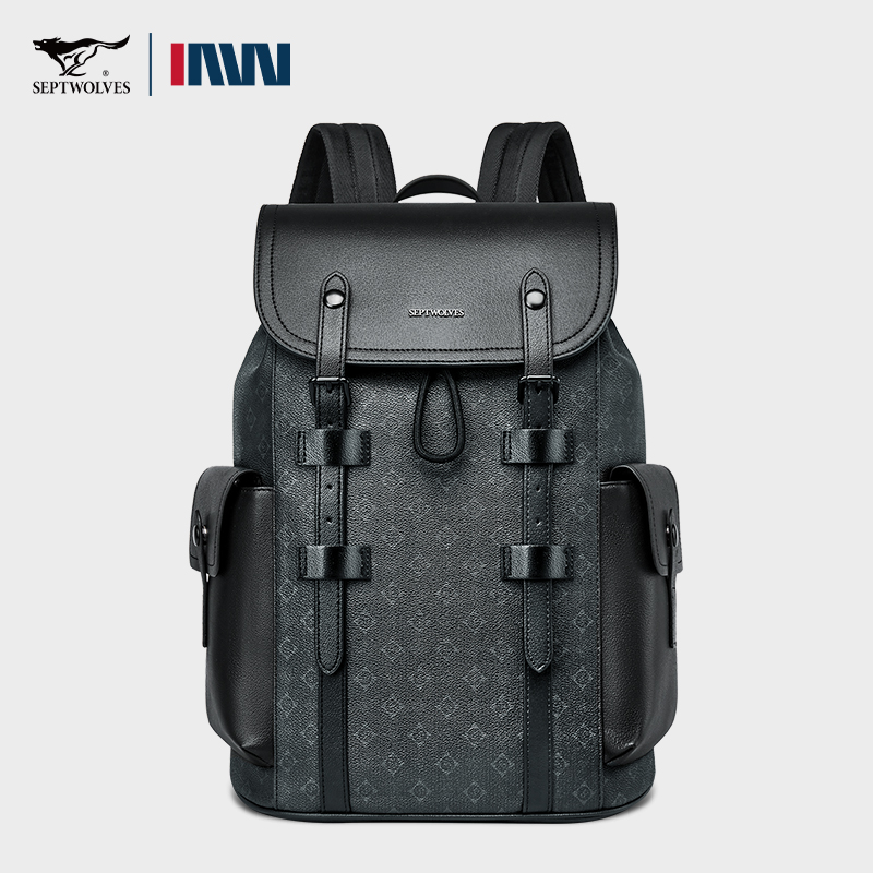 حقيبة ظهر جلدية مطبوعة عالية ا - مراجعة Leather Work Rucksack Mens وسعره