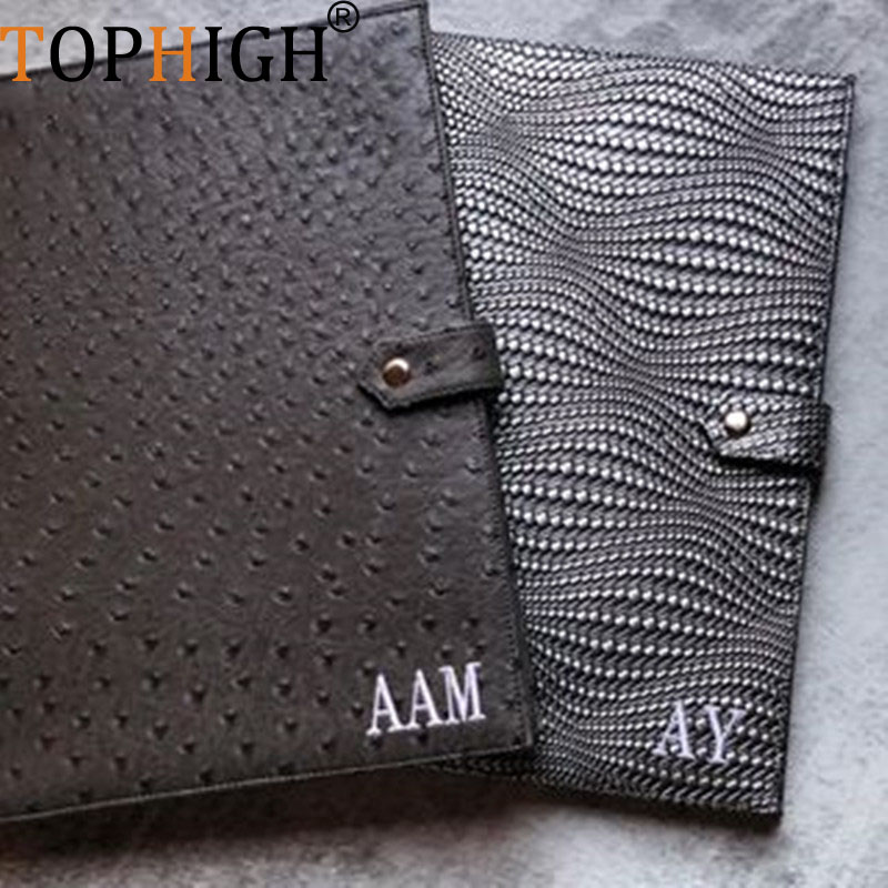 TOPHIGH حديثا مكتب المرأة التم - مراجعة Leather Work Folder وسعره