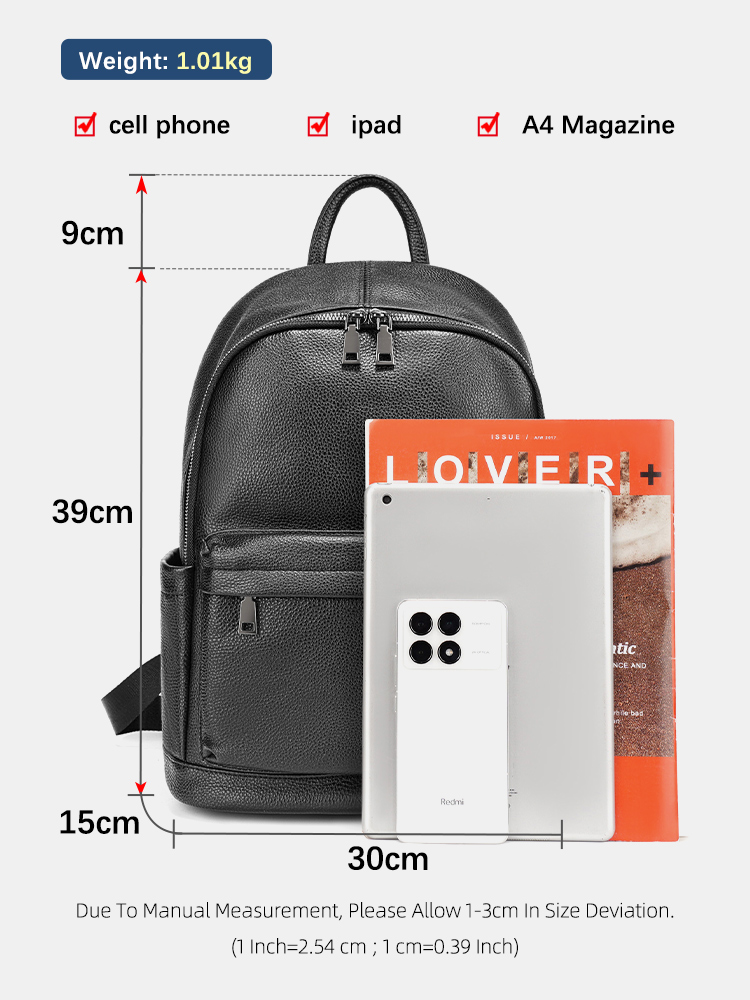 حقيبة ظهر رجالية من Zency مصنو - مراجعة Leather Work Rucksack Mens وسعره